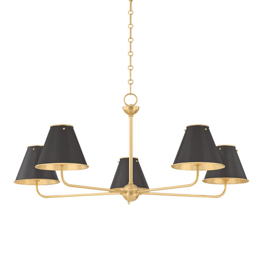 Hudson Valley MDS2000 Burghley 5-lt 43" Chandelier - Distressed Bronze