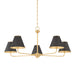 Hudson Valley MDS2000 Burghley 5-lt 43" Chandelier - Distressed Bronze