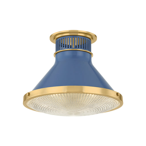 Hudson Valley MDS2402 Highclere 1-lt 13" Flush Mount - Soft French Blue