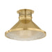 Hudson Valley MDS2403 Highclere 1-lt 18" Flush Mount - Aged Brass