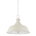 Hudson Valley MDS300L Painted No. 1 4-lt 24" Pendant - Polished Nickel/Off-White