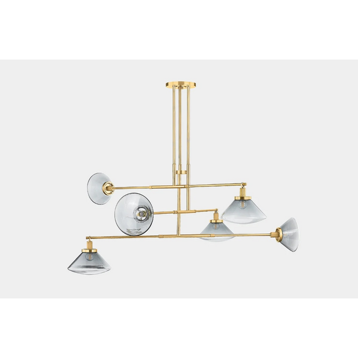 Hudson Valley 1936 Mendon 6-lt 58" Chandelier