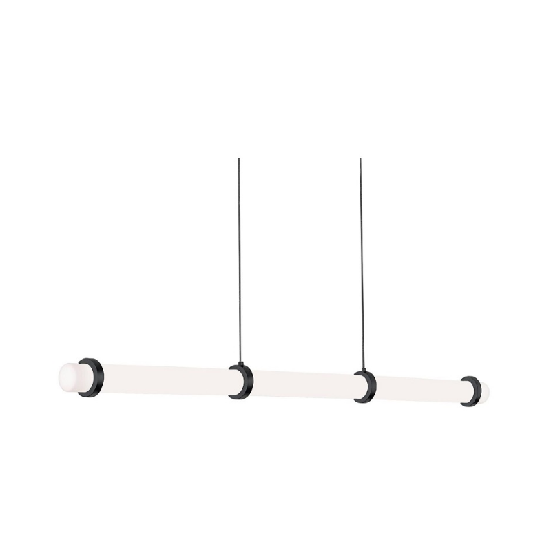 AFX MIAP0348LAJUD Miami 1-lt 48" LED Linear Pendant - Black
