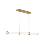 AFX MIAP0348LAJUD Miami 1-lt 48" LED Linear Pendant - Light Antique Brass