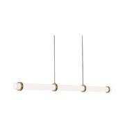 AFX MIAP0348LAJUD Miami 1-lt 48" LED Linear Pendant - Light Antique Brass