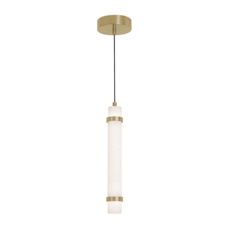 AFX MIAP15LAJUD Miami 1-lt 3" LED Pendant - Light Antique Brass