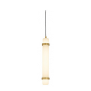 AFX MIAP15LAJUD Miami 1-lt 3" LED Pendant - Light Antique Brass