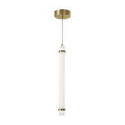 AFX MIAP24LAJUD Miami 1-lt 3" LED Pendant - Light Antique Brass