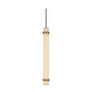 AFX MIAP24LAJUD Miami 1-lt 3" LED Pendant - Light Antique Brass
