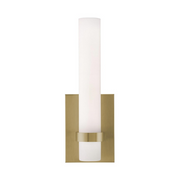 AFX MIAS0513LAJUD Miami 1-lt 13" Tall LED Wall Sconce - Light Antique Brass