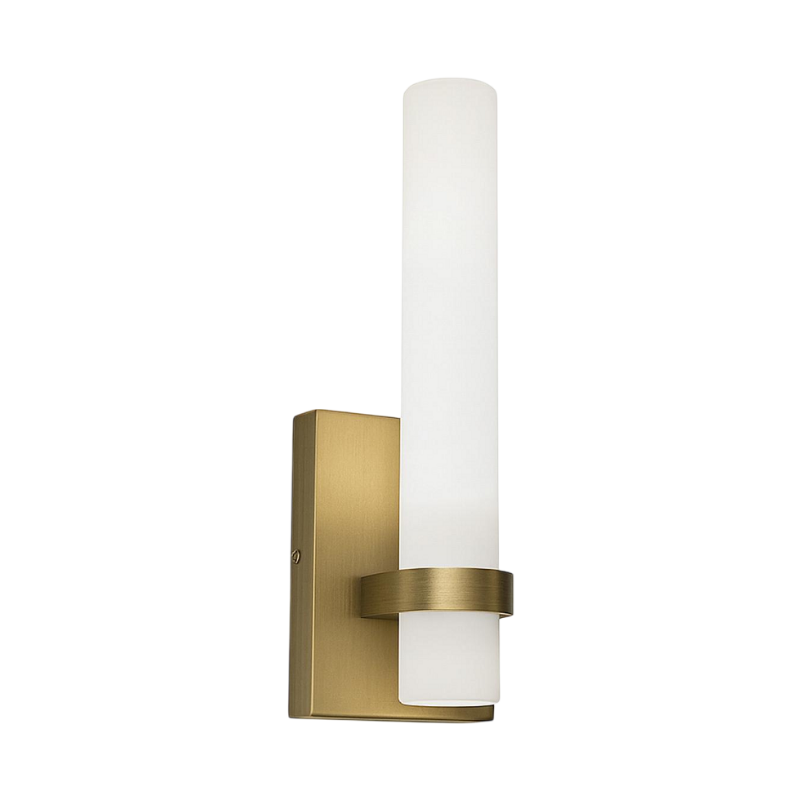 AFX MIAS0513LAJUD Miami 1-lt 13" Tall LED Wall Sconce - Light Antique Brass