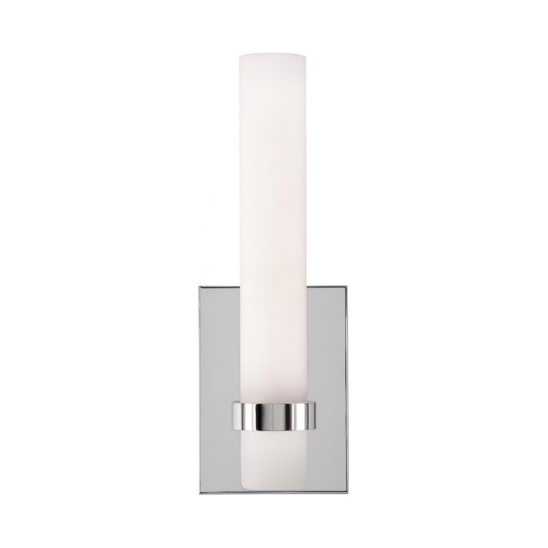 AFX MIAS0513LAJUD Miami 1-lt 13" Tall LED Wall Sconce - Polished Chrome