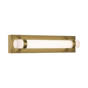 AFX MIAV1804LAJUD Miami 1-lt 18" LED Vanity - Light Antique Brass