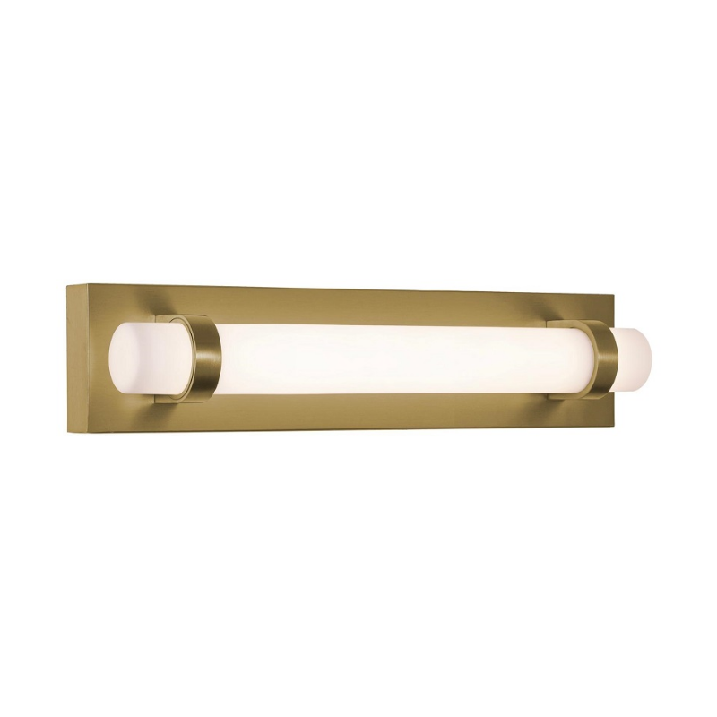 AFX MIAV1804LAJUD Miami 1-lt 18" LED Vanity - Light Antique Brass