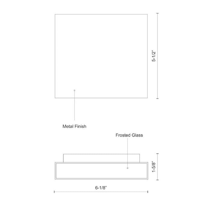 Kuzco AT6606-UNV Mica 1-lt 6" LED Wall Sconce