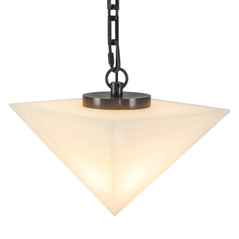 Alora CH360105 Mineral 5-lt 10" LED Chandelier, Selectable CCT - Urban Bronze/Alabaster