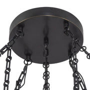 Alora CH360105 Mineral 5-lt 10" LED Chandelier, Selectable CCT - Urban Bronze/Alabaster