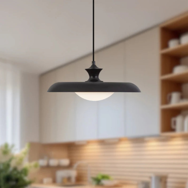 Alora Mood PD557015 Minori 1-lt 16" Pendant - Black