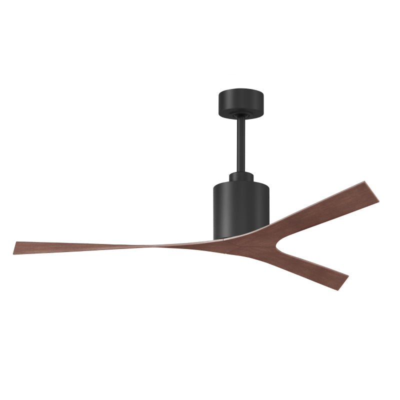 Matthews Fan Molly 56" Ceiling Fan - Matte Black/Walnut