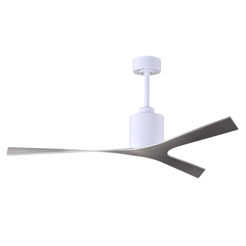 Matthews Fan Molly 56" Ceiling Fan -Gloss White/Brushed Nickel