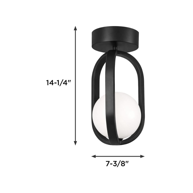 AFX MLNC07LAJUD Milan 1-lt 7" LED Ceiling Light