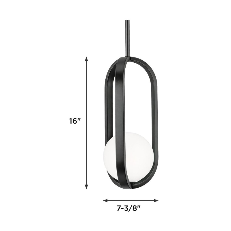 AFX MLNP07LAJUD Milan 1-lt 7" LED Pendant