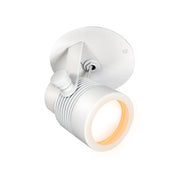 PureEdge MP4RR-MICRO-TC Outdoor Monopoint Micro Fixture 12V Surface Mount, 4" Round Canopy for Remote Power, TruColor RGBTW - White