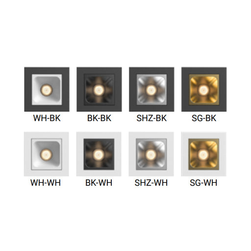 Elite MR-F-D-1 Micro Series Single-Module Recessed Downlight, 24° Beam