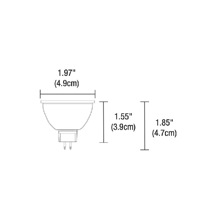 PureEdge Sol-Light Warm Dim 12V MR16 GU5.3 LED Lamp