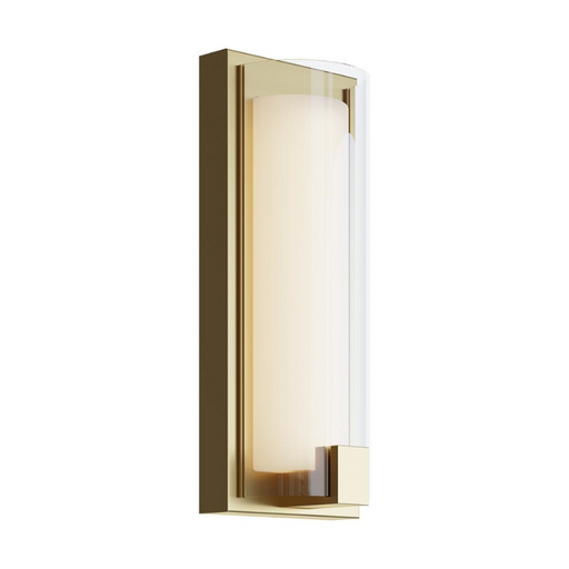 AFX MSAS0512LAJUD Mesa 1-lt 12" Tall LED Wall Sconce - Light Antique Brass