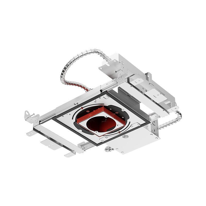 DMF M4NCSF M Series 4" Square New Construction Housing with EM Driver, Integrated Switch, Fire Rated