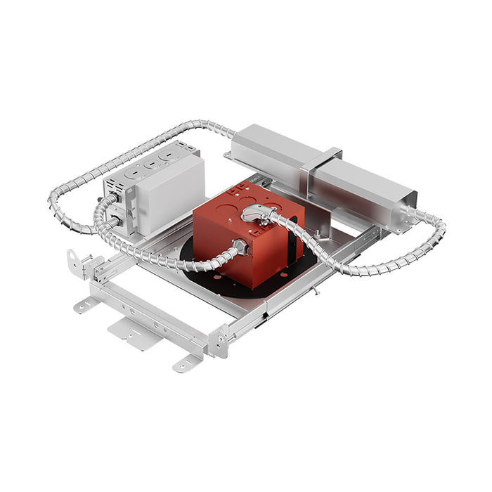 DMF M4NCSF M Series 4" Square New Construction Housing with EM Driver, Integrated Switch, Fire Rated