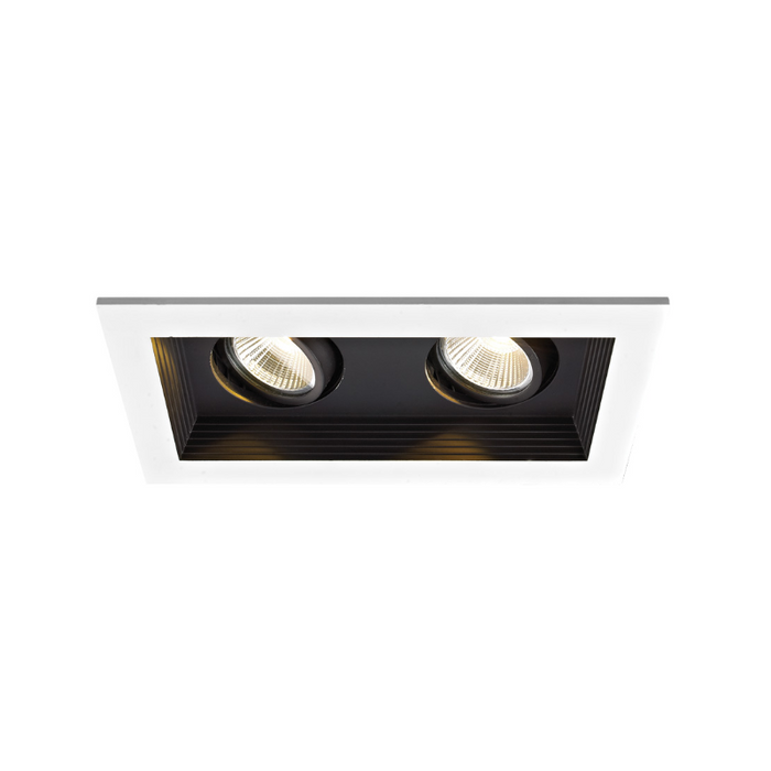 WAC MT-3LD211NA Mini LED Multiple Spots 2 Light New Construction Housing with Light Engine and Trim - Black