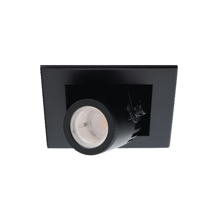 WAC MT-4115T Silo Multiples 1 Light Non-IC Rated Housing with Light Engine and Trim - Black/Black