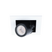WAC MT-4115T Silo Multiples 1 Light Non-IC Rated Housing with Light Engine and Trim - White/Black