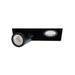 WAC MT-4210L Silo Multiples 2 Light IC Airtight Housing with Light Engine and Invisible Trim - White/Black