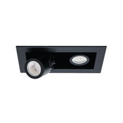 WAC MT-4210T Silo Multiples 2 Light IC Airtight Housing with Light Engine and Trim  - Black/Black