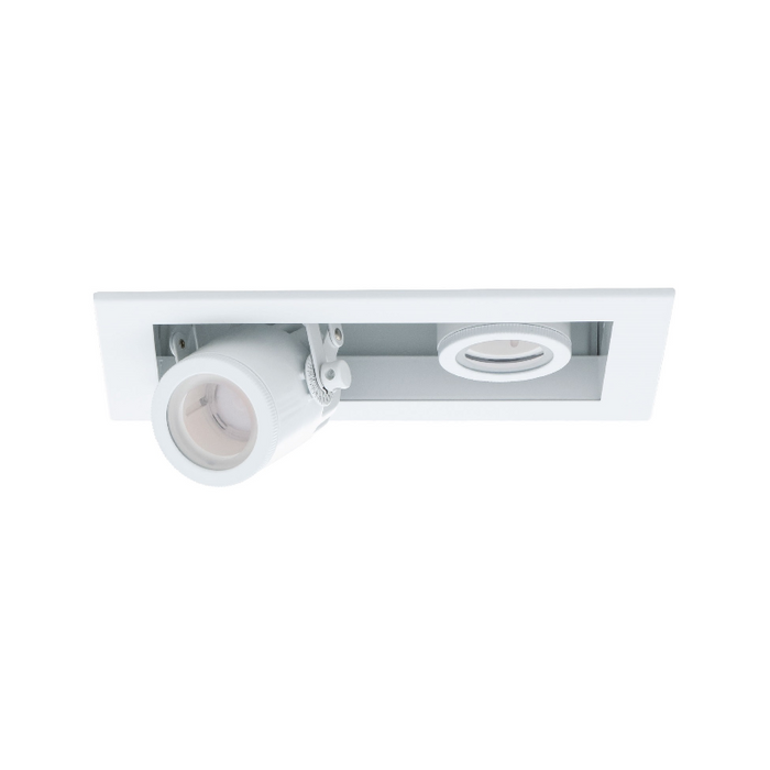 WAC MT-4215T Silo Multiples 2 Light Non-IC Rated Housing with Light Engine and Trim - White/White