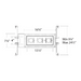 WAC MT-4310L Silo Multiples 3 Light IC Airtight Housing with Light Engine and Invisible Trim