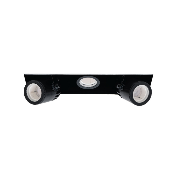 WAC MT-4310L Silo Multiples 3 Light IC Airtight Housing with Light Engine and Invisible Trim - White/Black