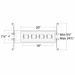 WAC MT-4410T Silo Multiples 4 Light IC Airtight Housing with Light Engine and Trim