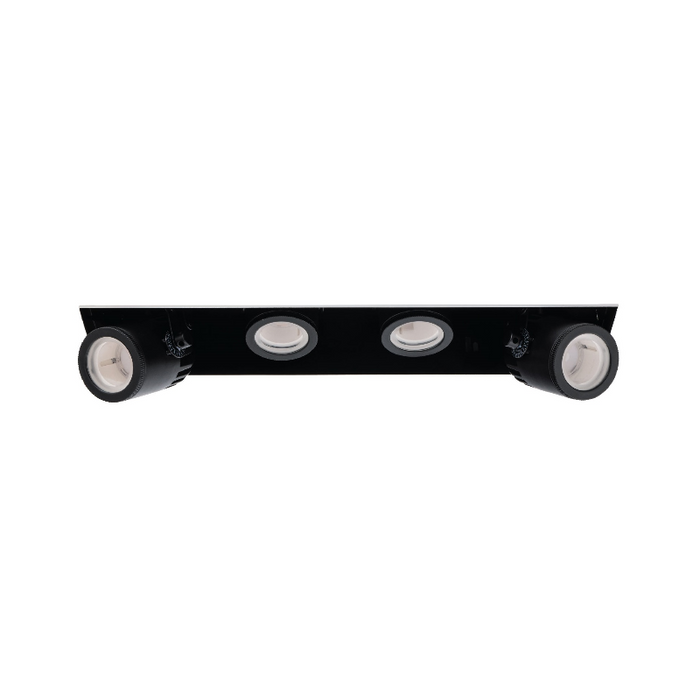 WAC MT-4410L Silo Multiples 4 Light IC Airtight Housing with Light Engine and Invisible Trim - White/Black