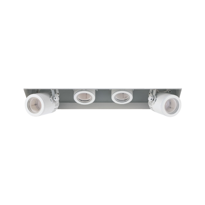 WAC MT-4415L Silo Multiples 4 Light Non-IC Rated Housing with Light Engine and Invisible Trim - White/White