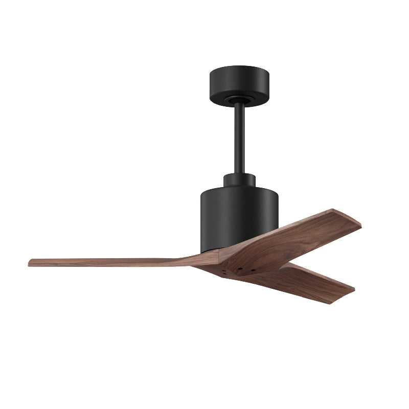 Matthews Fan Mollywood 42" Ceiling Fan - Matte Black/Walnut