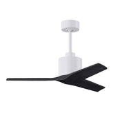 Matthews Fan Mollywood 42" Ceiling Fan - Matte White/Matte Black