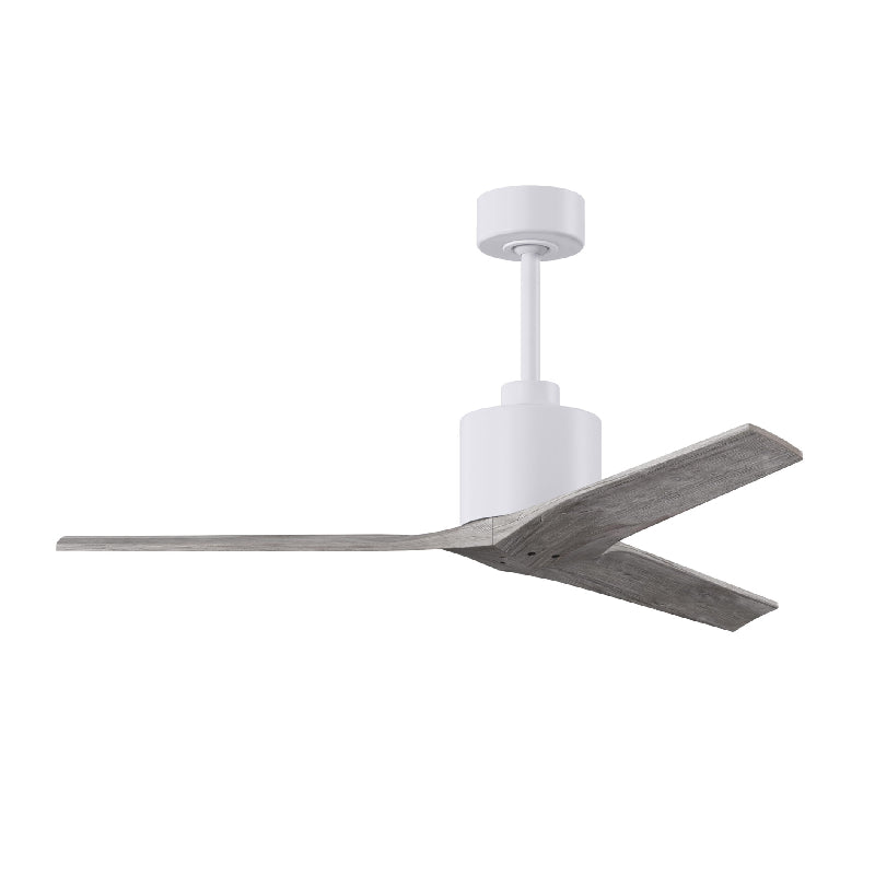Matthews Fan Mollywood 52" Ceiling Fan - Matte White/Barn Wood