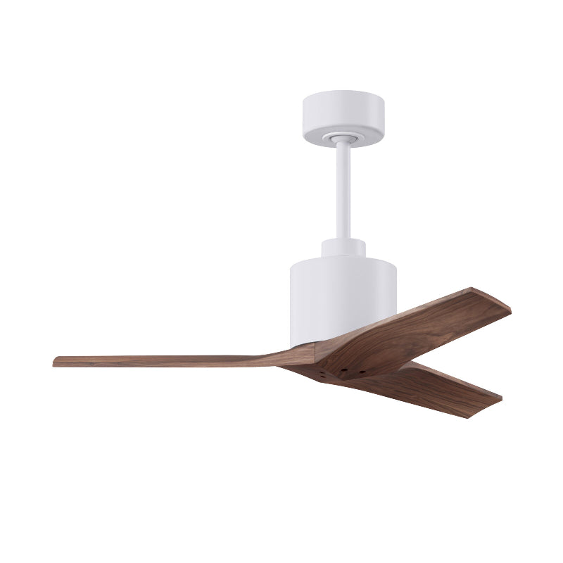 Matthews Fan Mollywood 42" Ceiling Fan - Matte White/Walnut