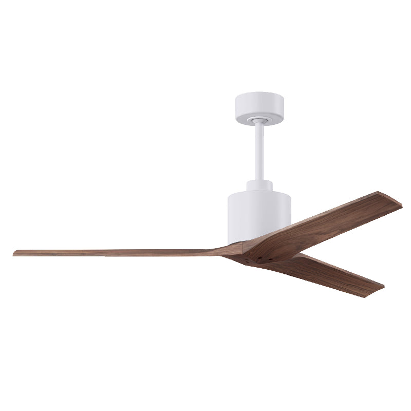 Matthews Fan Mollywood 60" Ceiling Fan - Matte White/Walnut