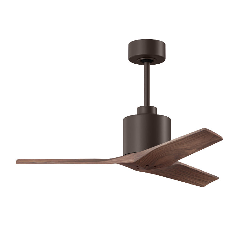 Matthews Fan Mollywood 42" Ceiling Fan - Textured Bronze/Walnut