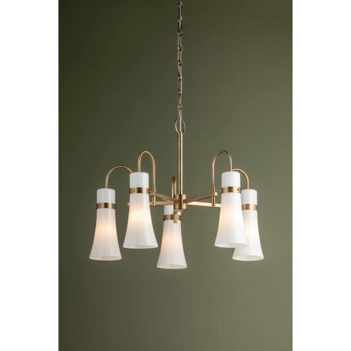Troy F3427 Maple 5-lt 27" Chandelier